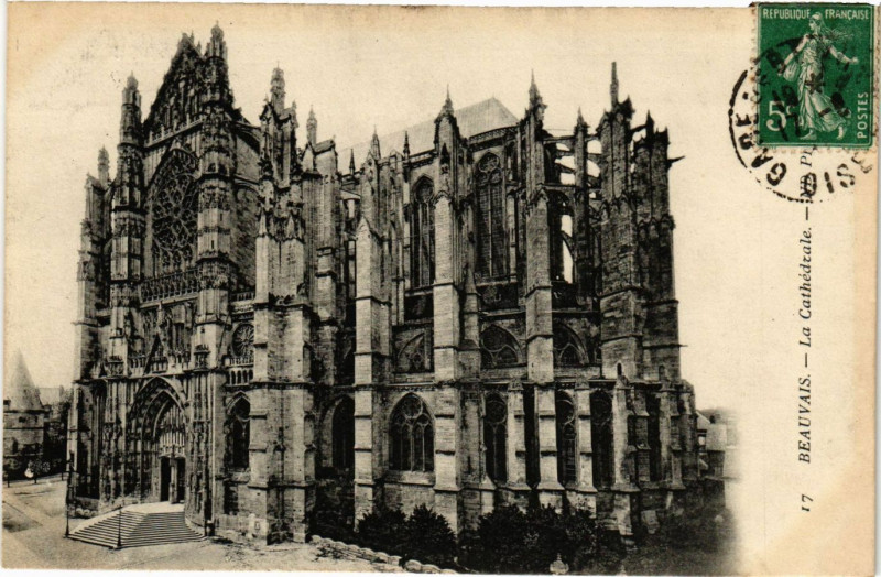 Carte postale ancienne Beauvais - La Cathedrale à Beauvais