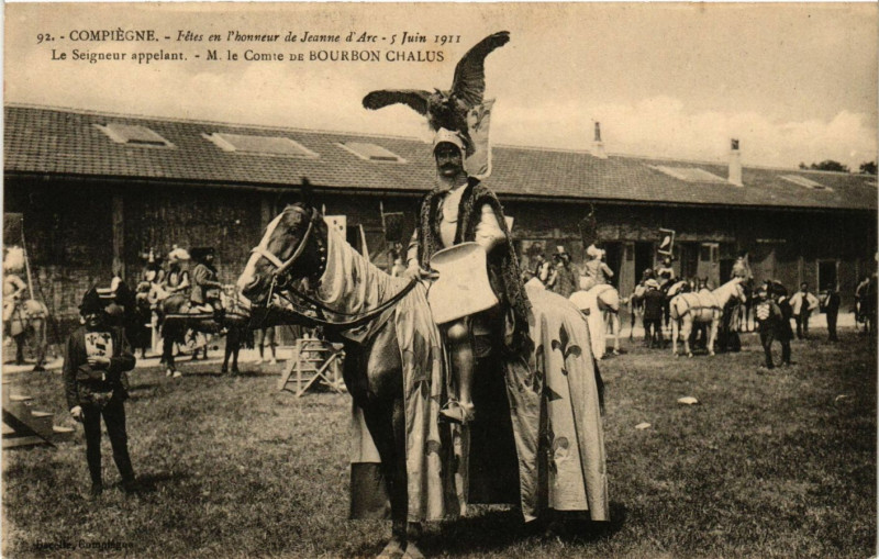 Carte postale ancienne Compiegne - Fetes en l'honneur de Jeanne d'Arc 5 Juin 1911 à Compiègne
