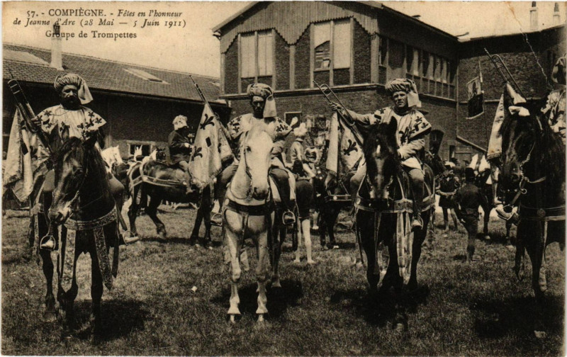 Carte postale ancienne Compiegne - Fetes en l'honneur de Jeanne d'Arc - 28 Mai - 5 Juin à Compiègne