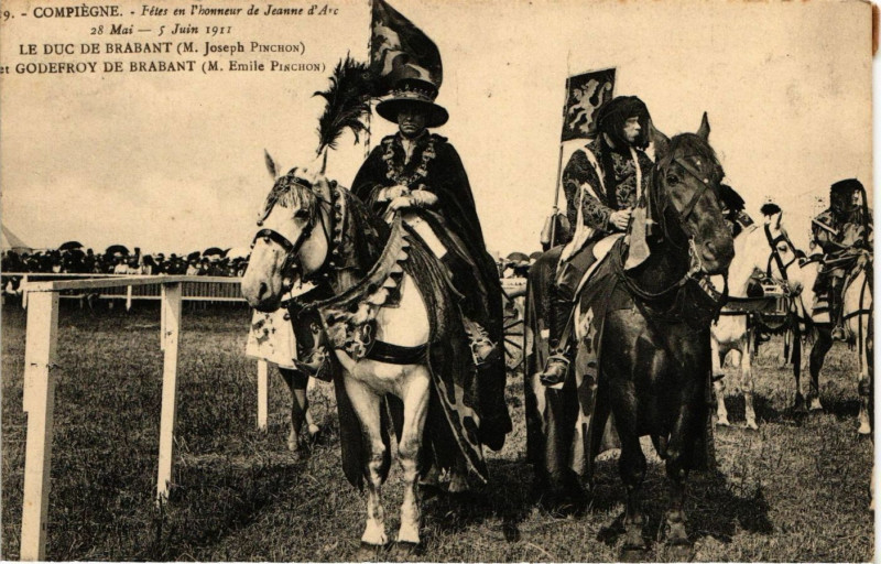 Carte postale ancienne Compiegne - Fetes en l'honneur de Jeanne d'Arc 28 Mai 5 Juin 1911 à Compiègne