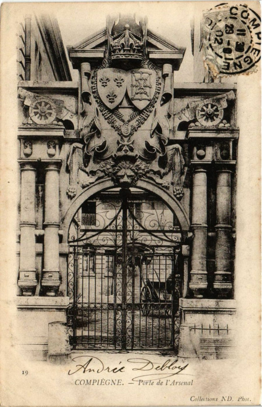 Carte postale ancienne Compiegne - L'Eglise Saint-Antoine à Compiègne