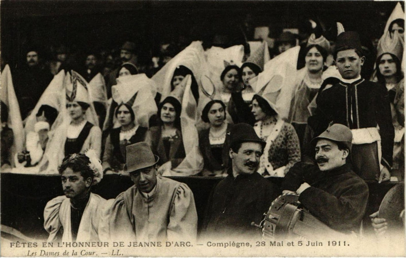 Carte postale ancienne Fetes en l'Honneur de Jeanne d'Arc - Compiegne 28 Mai 5 Juin 1911 à Compiègne