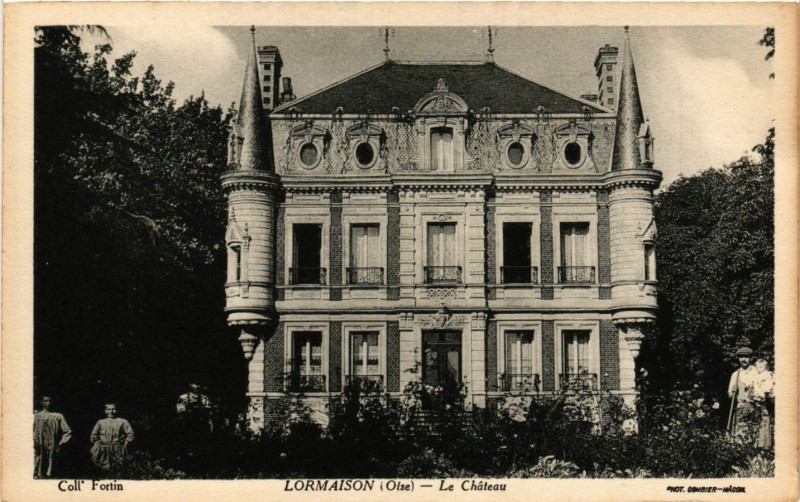 Carte postale ancienne Coll' Fortin - Lormaison - Le Chateau à Lormaison