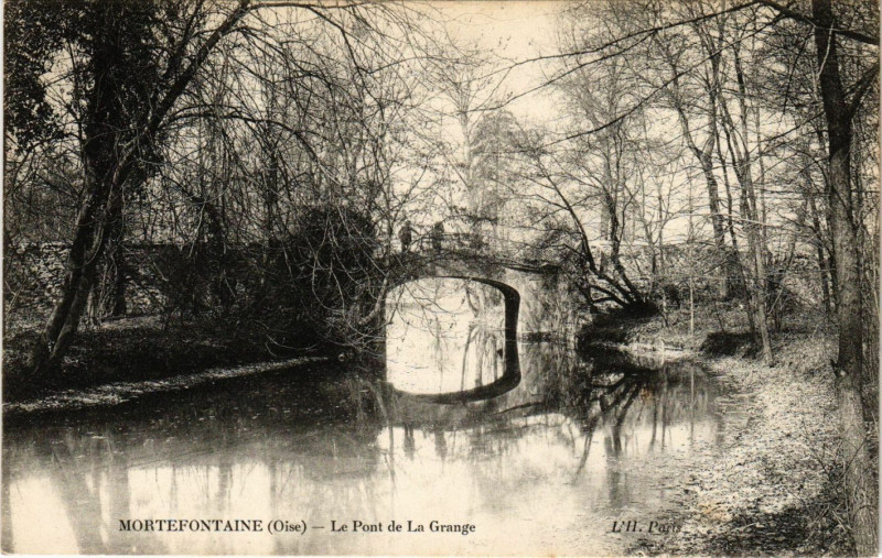 Carte postale ancienne Montdidier - Le Pont de la Grange
