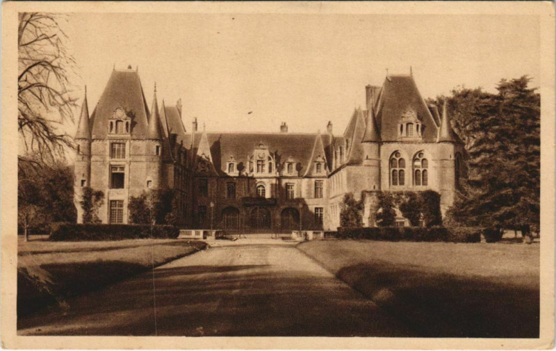 Carte postale ancienne Chateau de Marchais Propriete de Sas Louis Ii à Marchais