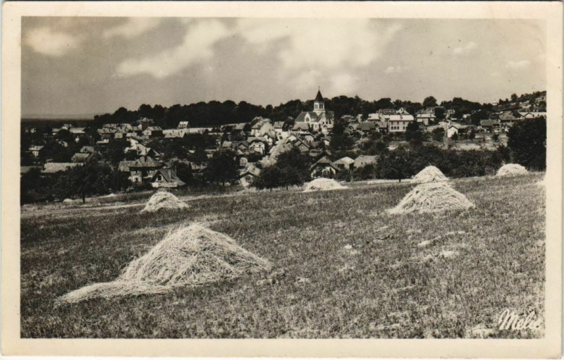 Carte postale ancienne Folembray Vue Generale à Folembray
