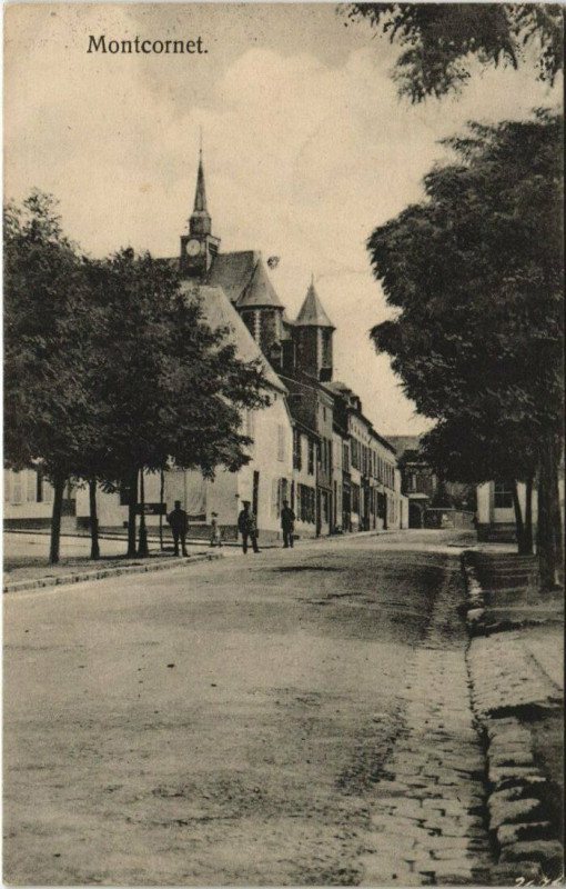 Carte postale ancienne Montcornet à Montcornet