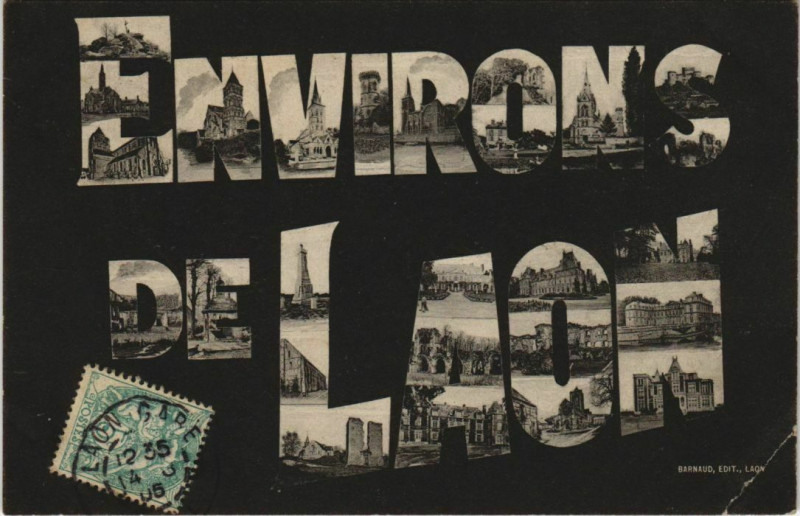 Carte postale ancienne Laon et ses Env. à Laon