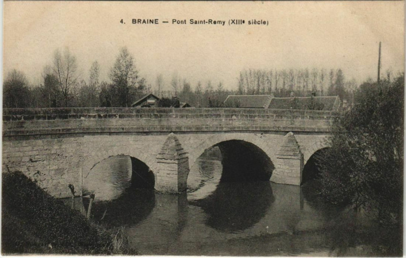 Carte postale ancienne Brain Pont Saint-Remy (Xiii siecle)