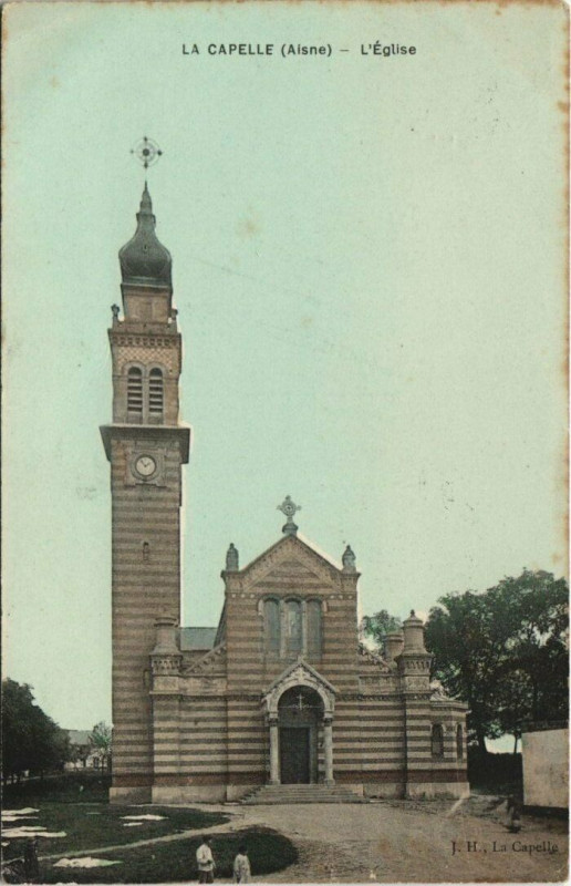 Carte postale ancienne La Capelle l'Eglise à La Capelle