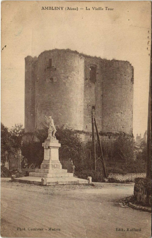 Carte postale ancienne Ambleny La Viellie Tour à Ambleny