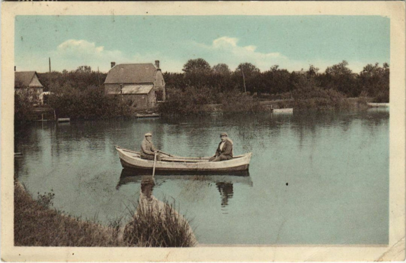 Carte postale ancienne Boue Le Reservoir à Boué