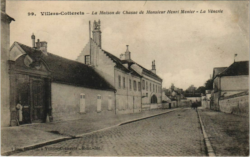 Carte postale ancienne Villers Cotterets La Maison de Chasse France