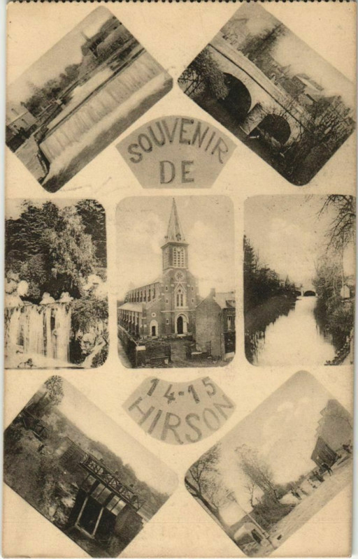 Carte postale ancienne Souvenir de Hirson France à Hirson