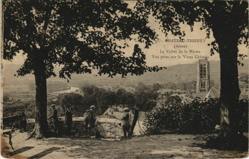 Carte postale ancienne Chateau Thierry La Vallee de la Marne France