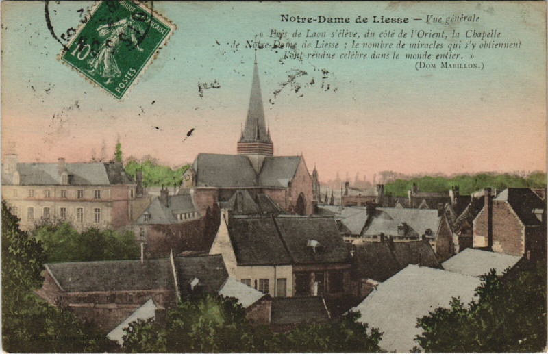 Carte postale ancienne Notre-Dame-de-Liesse Vue générale