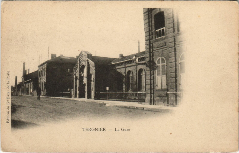 Carte postale ancienne Tergnier La Gare à Tergnier