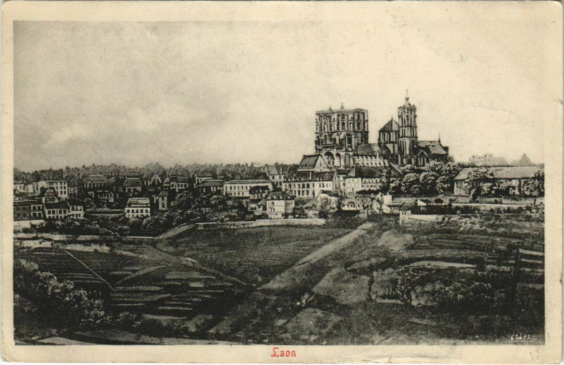 Carte postale ancienne Laon- France à Laon