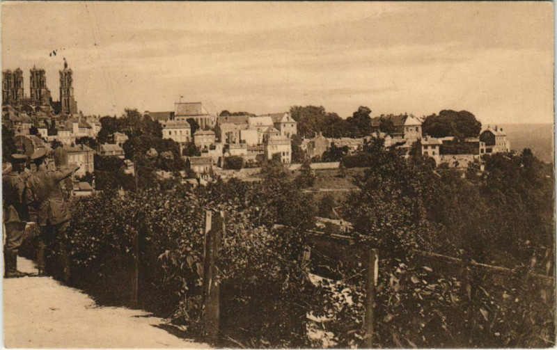 Carte postale ancienne Laon- France à Laon