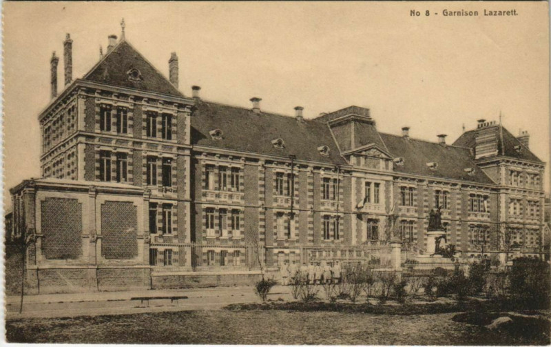Carte postale ancienne Aisne - Garnison Lazarett