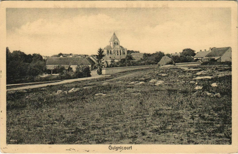 Carte postale ancienne Guignicourt - Vue