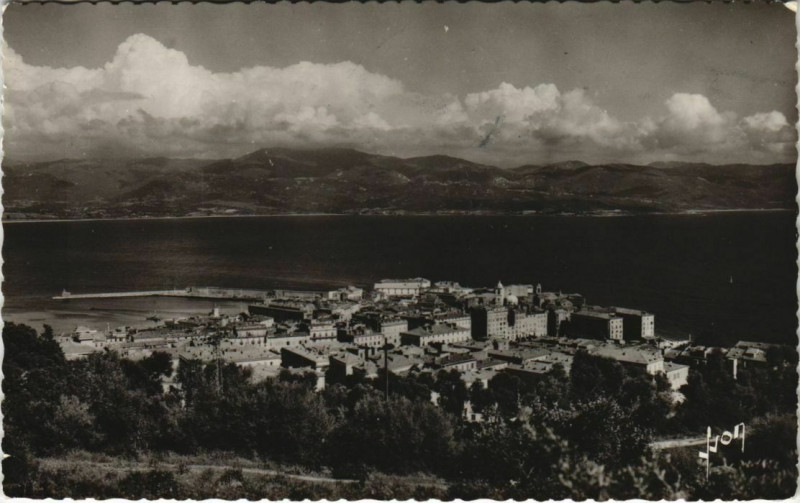 Carte postale ancienne Ajaccio - Vue Generale - 1960