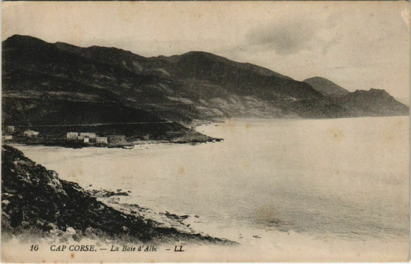 Carte postale ancienne Cap Corse - La Baie d'Alba