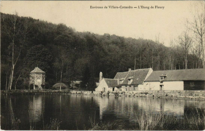Carte postale ancienne L'Etang de Fleury - Environs de Villers-Cotterets à Fleury