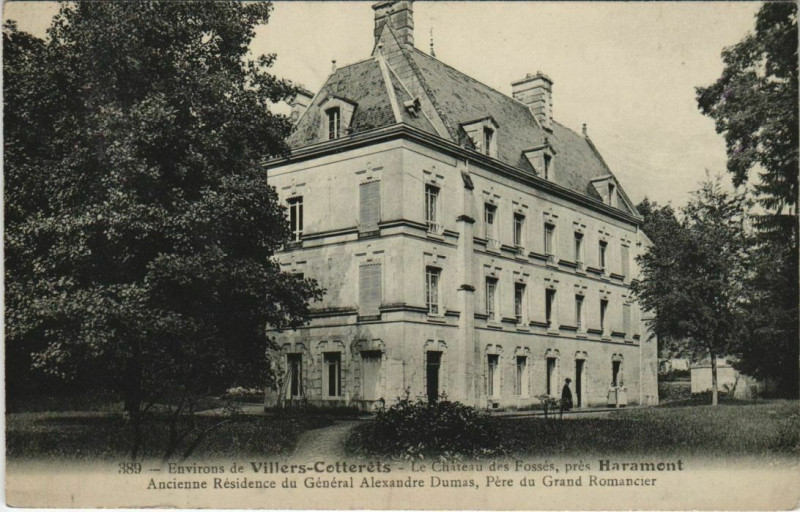 Carte postale ancienne Le Chateau des Fosses - pres Haramont - Env. De Villers-Cotterets à Haramont