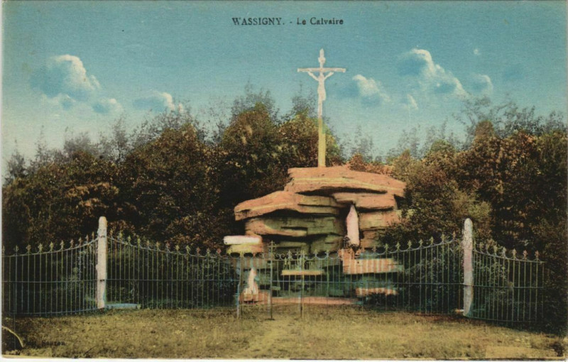 Carte postale ancienne Wassigny - Le Calvaire à Wassigny