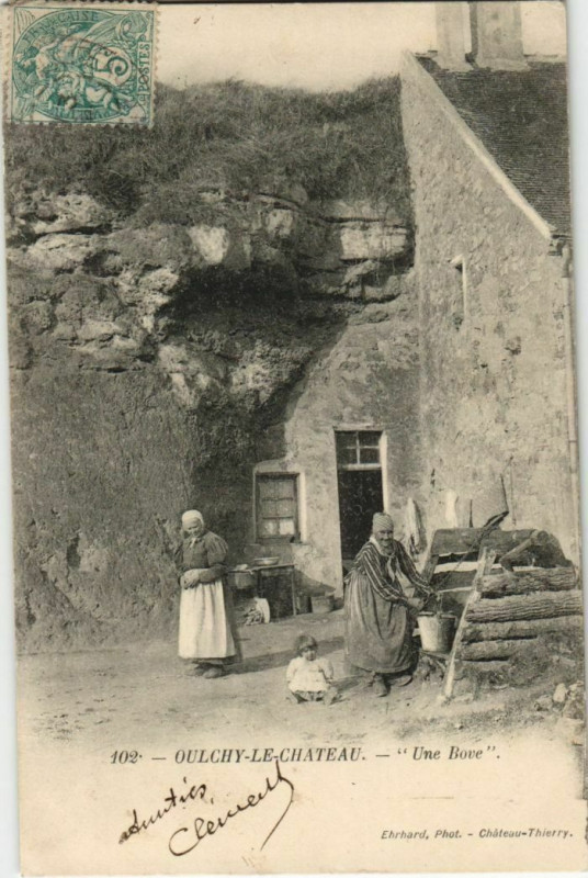 Carte postale ancienne Oulchy-le-Chateau - Une Bove à Oulchy-le-Château