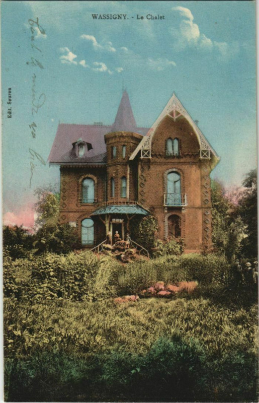 Carte postale ancienne Wassigny - Le Chalet à Wassigny
