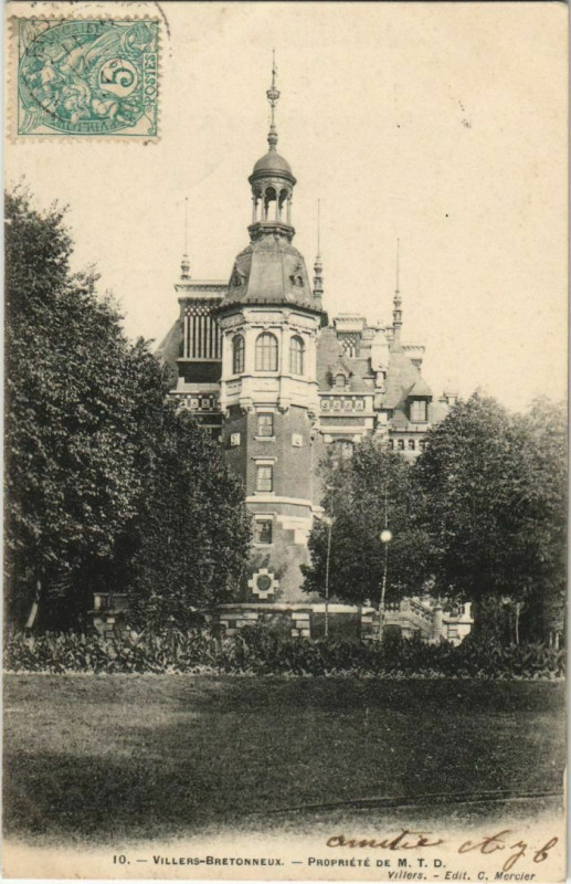 Carte postale ancienne Villers-Bretonneux - Propriete de M. T. D.