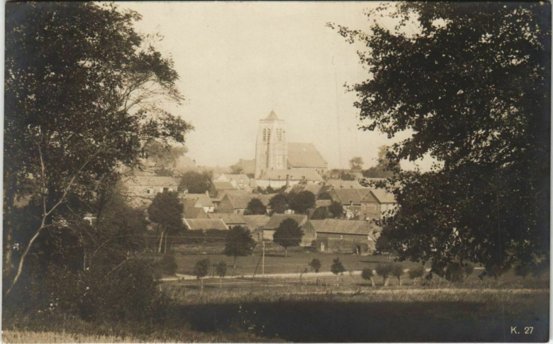 Carte postale ancienne Aisne - View of a Town