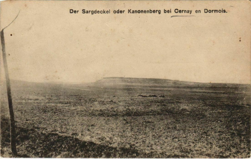 Carte postale ancienne Der Sargdeckel oder Kanonenberg bei Cernay en Dormois
