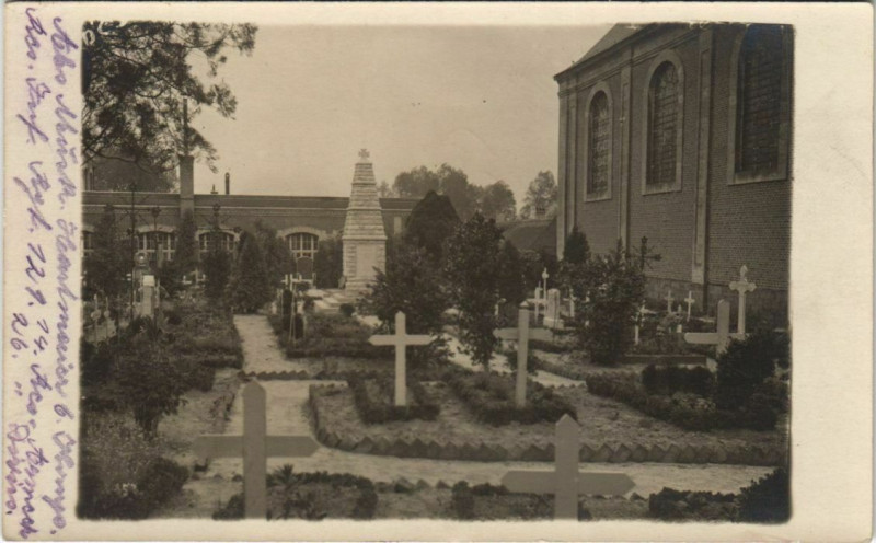 Carte postale ancienne Aisne - Cimetiere