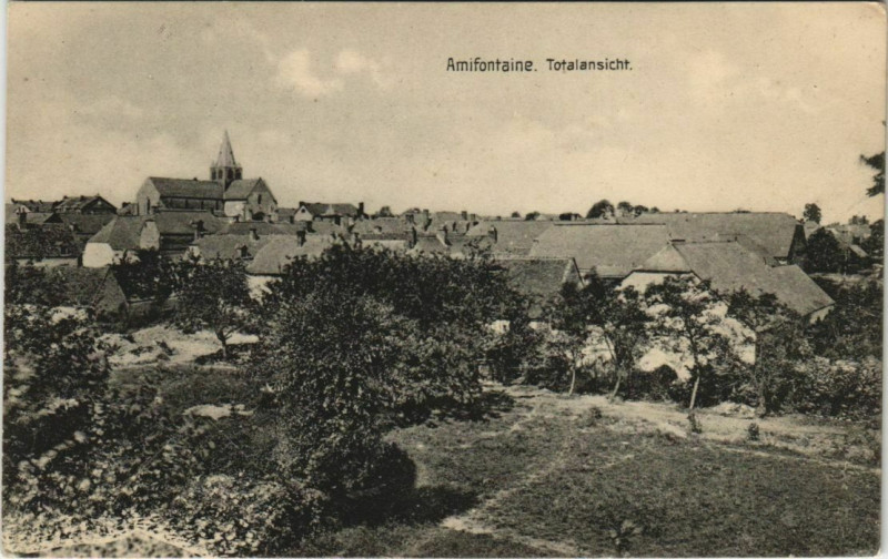 Carte postale ancienne Amifontaine - Vue Generale - Totalansicht à Amifontaine