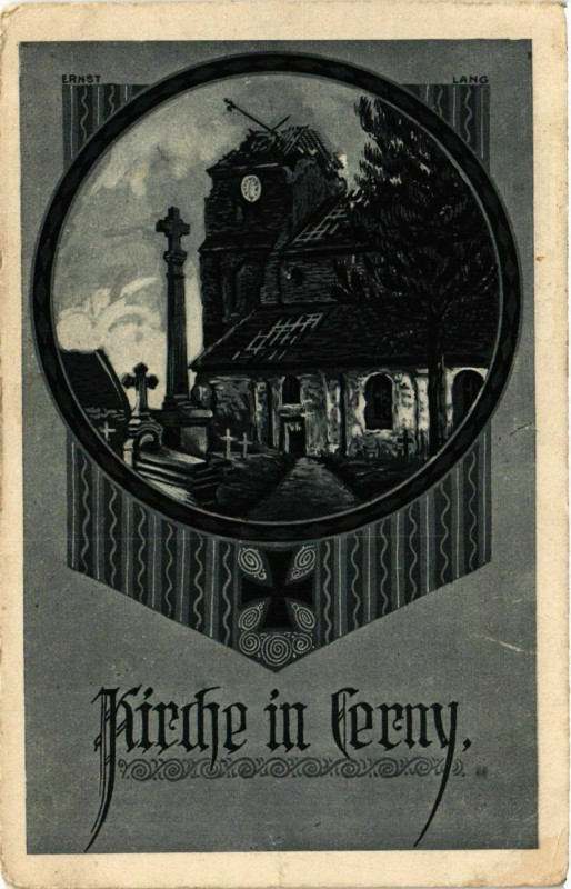 Carte postale ancienne Kirche in Cerny