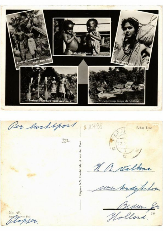 Carte postale ancienne Pc Suriname -