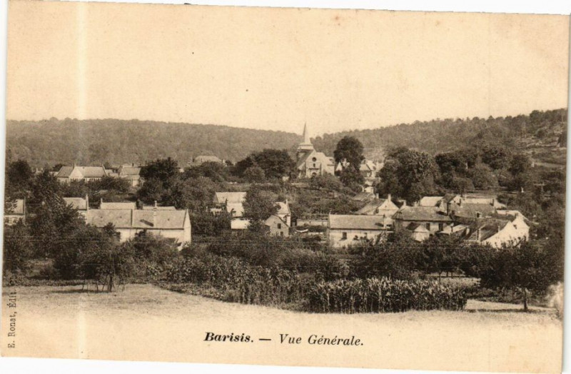 Carte postale ancienne Barisis Vue generale