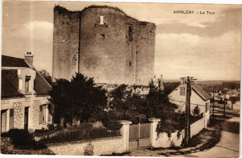 Carte postale ancienne Ambleny La Tour à Ambleny