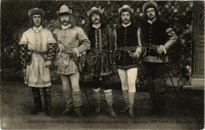 Carte postale ancienne Vailly-sur-Aisne Fetes en l'honneur de Jeanne d'Arc à Vailly-sur-Aisne