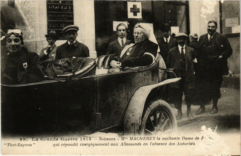 Carte postale ancienne Soissons La grande guerre à Soissons