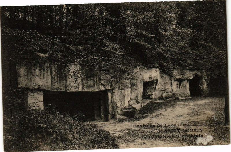 Carte postale ancienne Environs de Laon à Laon