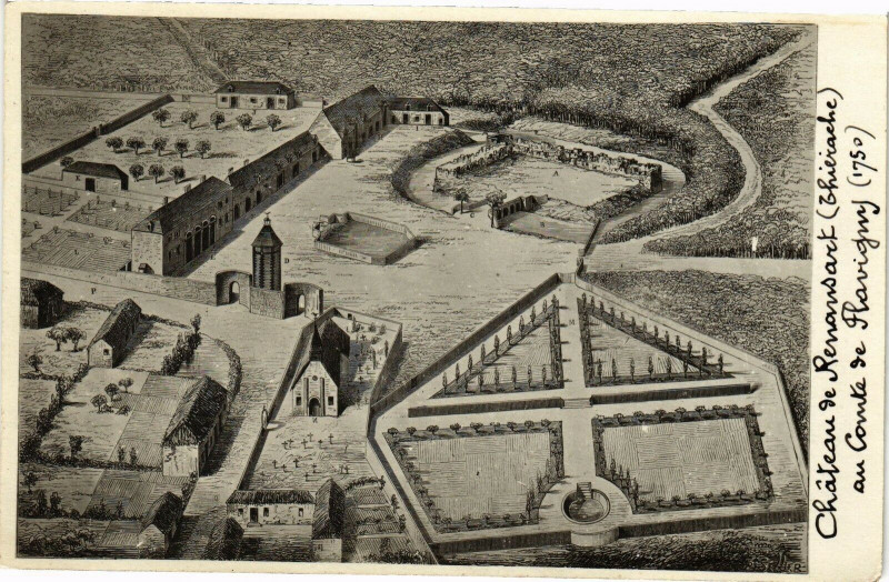 Carte postale ancienne Chateau de remansark