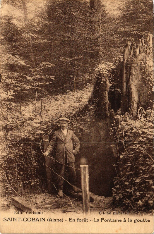 Carte postale ancienne Saint-Gobain En Foret à Saint-Gobain