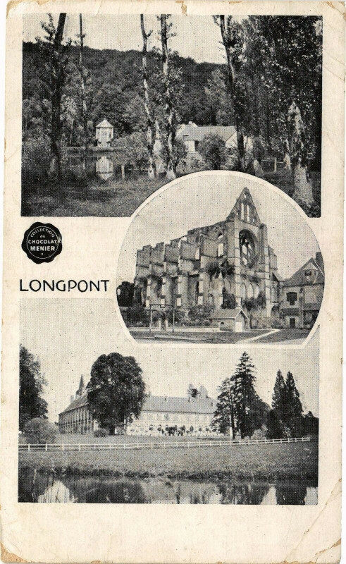 Carte postale ancienne Longpont à Longpont