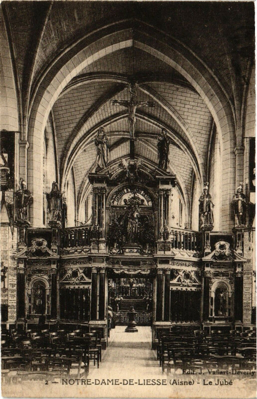 Carte postale ancienne Notre-Dame-de-Liesse Le Jube