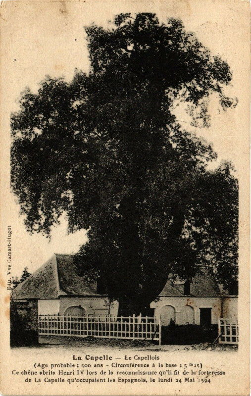 Carte postale ancienne La Capelle Le Capellois .... à La Capelle