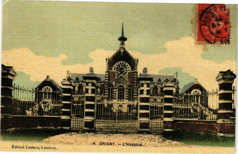 Carte postale ancienne Origny L'Hospice